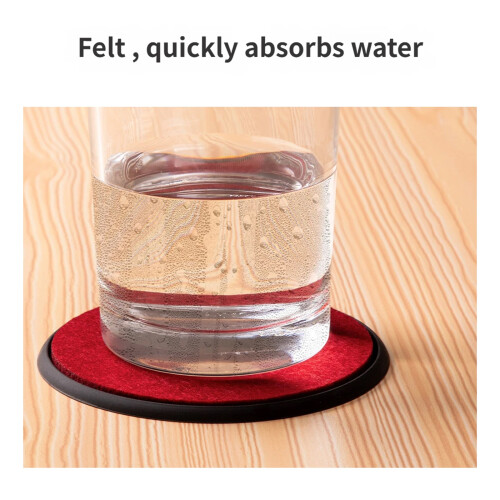 8Pieces Waterproof Silicone Coasters-sand color Gray silicone 1