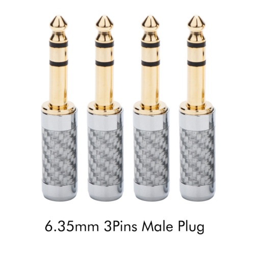 6,35 mm 3-pins mannelijke stekkerconnector microfoonkabel aansluitadapter 2