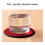 8Pieces Silicone Drink Coasters Set-Brown Gray silicone 2