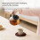 8Pieces Silicone Drink Coasters Set-Brown Gray silicone 5