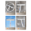 Squeegee for Window Cleaning with , Window Cleaner Kit 4