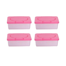 4X Dry & Wet Tissue Paper Case Wipes Napkin Storage Box Holder