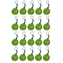 20 pezzi di etichette NFC Ntag213 13,56 MHz Smart Card 31,5x28 mm Verde