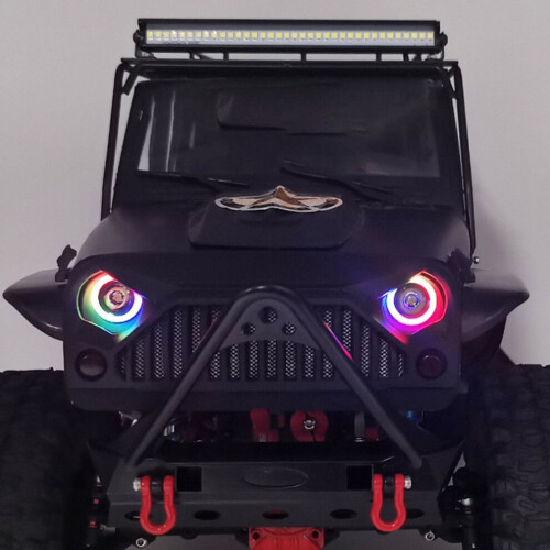 Τηλεκατευθυνόμενο αυτοκίνητο 2LED φως για 1/10 Crawler Axial SCX10 TRX4 D90 2