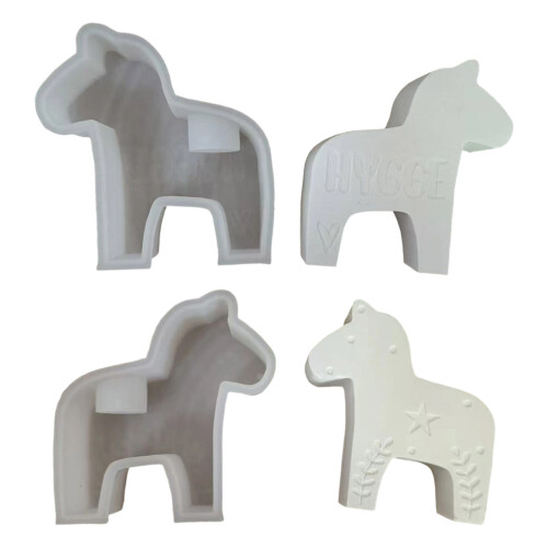 Artistic Silicone Candle Stand Mold Natural Texture Design-B 1