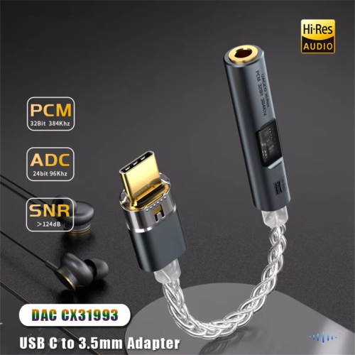 BA23 USB Typ C auf 3,5 mm Klinkenadapter Kopfhörerverstärker-Decoder A 1