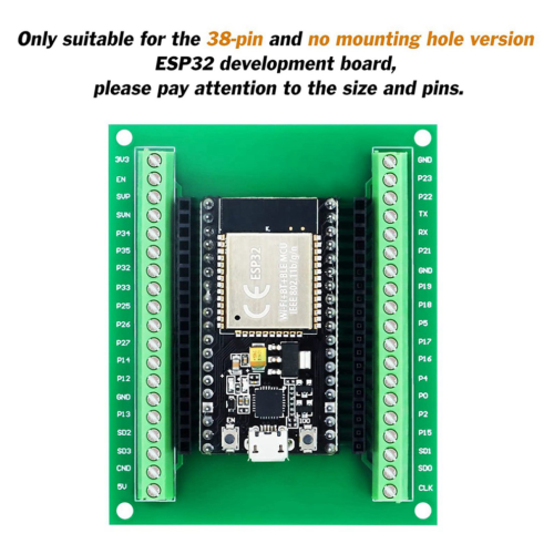 2 τεμάχια πλακέτα διακλάδωσης ESP32 GPIO 1 σε 2 για στενή έκδοση 38PIN 2