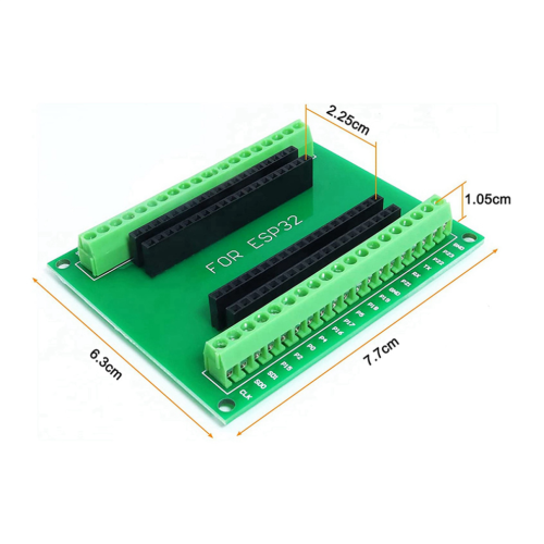 2 τεμάχια πλακέτα διακλάδωσης ESP32 GPIO 1 σε 2 για στενή έκδοση 38PIN 1