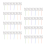48 stuks DIY windmolentjes van wit blanco papier 2