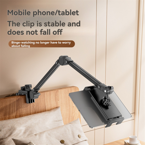 Soporte ajustable para tableta de cama con brazo largo giratorio 1