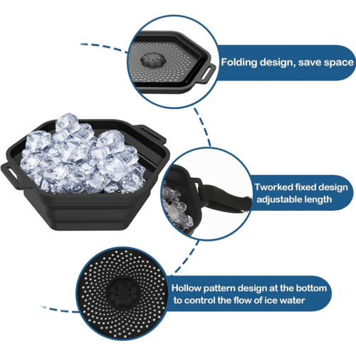 Ice bath foldable bathroom showerhead rubber shower cooler athlete 1