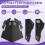 Parabrezza per moto MT15 2019-2020, colore nero. 4