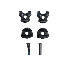 Fietszadelpenklem voor carbon zadelrails, adapter 7x9mm ovaal/rond