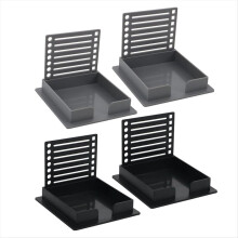 4PCS Sticky Note Stencil and Holder,Reusable Sticky,3x3 Inches