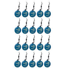 20 pezzi di etichette NFC Ntag213 13,56 MHz Smart Card 31,5x28 mm Blu