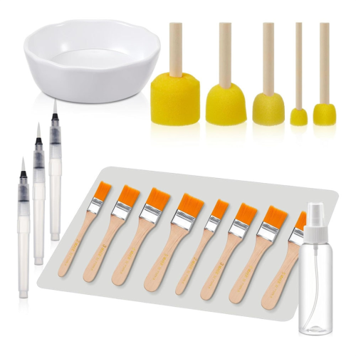 19 Pcs Essential Decoupage Tool Set, for DIY Arts and Crafts