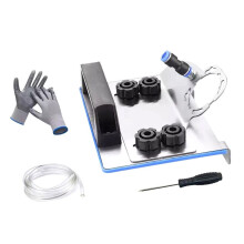 Kit de support pour meuleuse d'angle type 100 pour découpe de chanfrein à 45 de carrelage