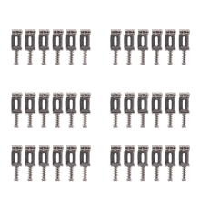 36X Gitarrbryggsadlar Rulltremolo för Silver