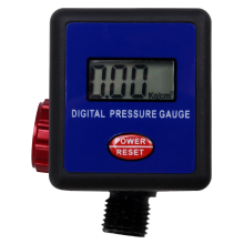Drukregelaar voor spuitgereedschap met LCD-display, luchtdrukmeter