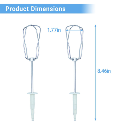 4er-Pack Edelstahl-Schneebesen mit 4 Drähten 2