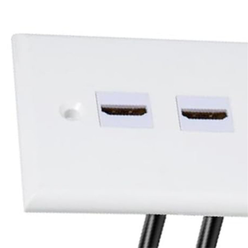 Placa de pared compatible con 3 puertos 3D 4K 60 Hz 2