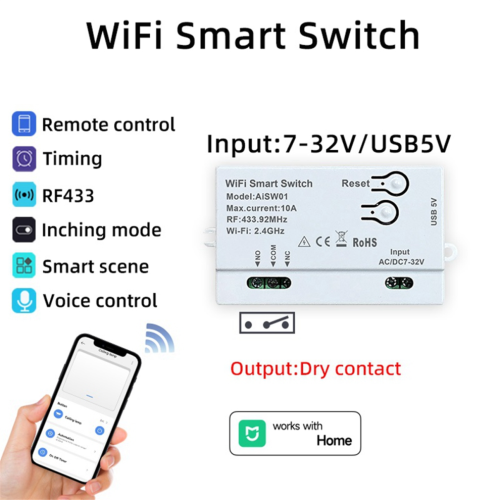 För WiFi Smart Switch Timer Hemautomationsmodul 2