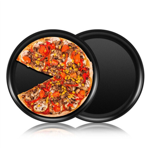 Pizzablech, Antihaft-Pizzablech, runde Backform für den Backofen 2