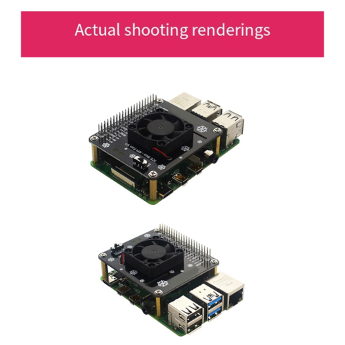 Ventola di raffreddamento singola per la scheda di espansione GPIO modello B 2