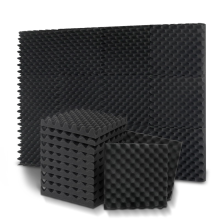 50x50cm Grote akoestische panelen voor studio's, geluidsisolerend schuim, eierdoosstructuur