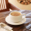 280ml Ceramic Coffee Mug with Saucer & Egg Design A 3