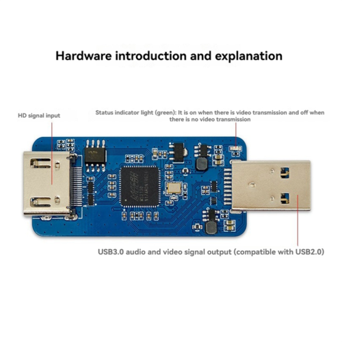 MS2130 - Συμβατό με κάρτα λήψης βίντεο USB3.0 HD για υπολογιστή 2