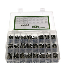 840 delar/set 24 värden TO-92 transistor BC547 BC327 transistorset