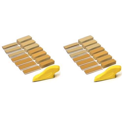 70-delars slippapperssats, 3,5x1 handslipblock