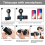 80X100 HD Monocular Telescope with Smartphone Adapter Tripod 4