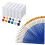 50 Strips Empty Paint Strips Paint Cup Pots Clear Storage 1