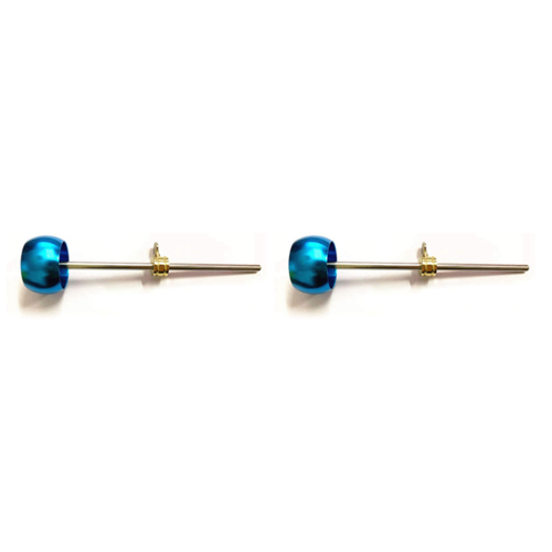 Basdrumpedaal van aluminiumlegering, blauw