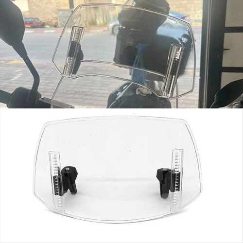 Spoiler estensibile regolabile per parabrezza moto 1