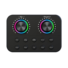 Live-Soundkarte mit Stimmverzerrer und Audiomixer für KTV-Übertragungen