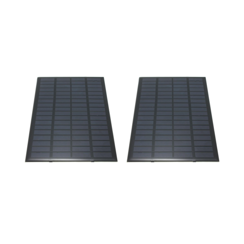 2x 18V 2.5W Πολυκρυσταλλικοί Φορτιστές Φωτοβολταϊκών Κυψελών 19.4X12X0.3cm