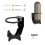 Support mural pour enceintes Beats Pill 2024, noir 3