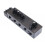 6mm Hole Dia Black Plastic Rivets Fastener Bumper Push 30Pcs 3