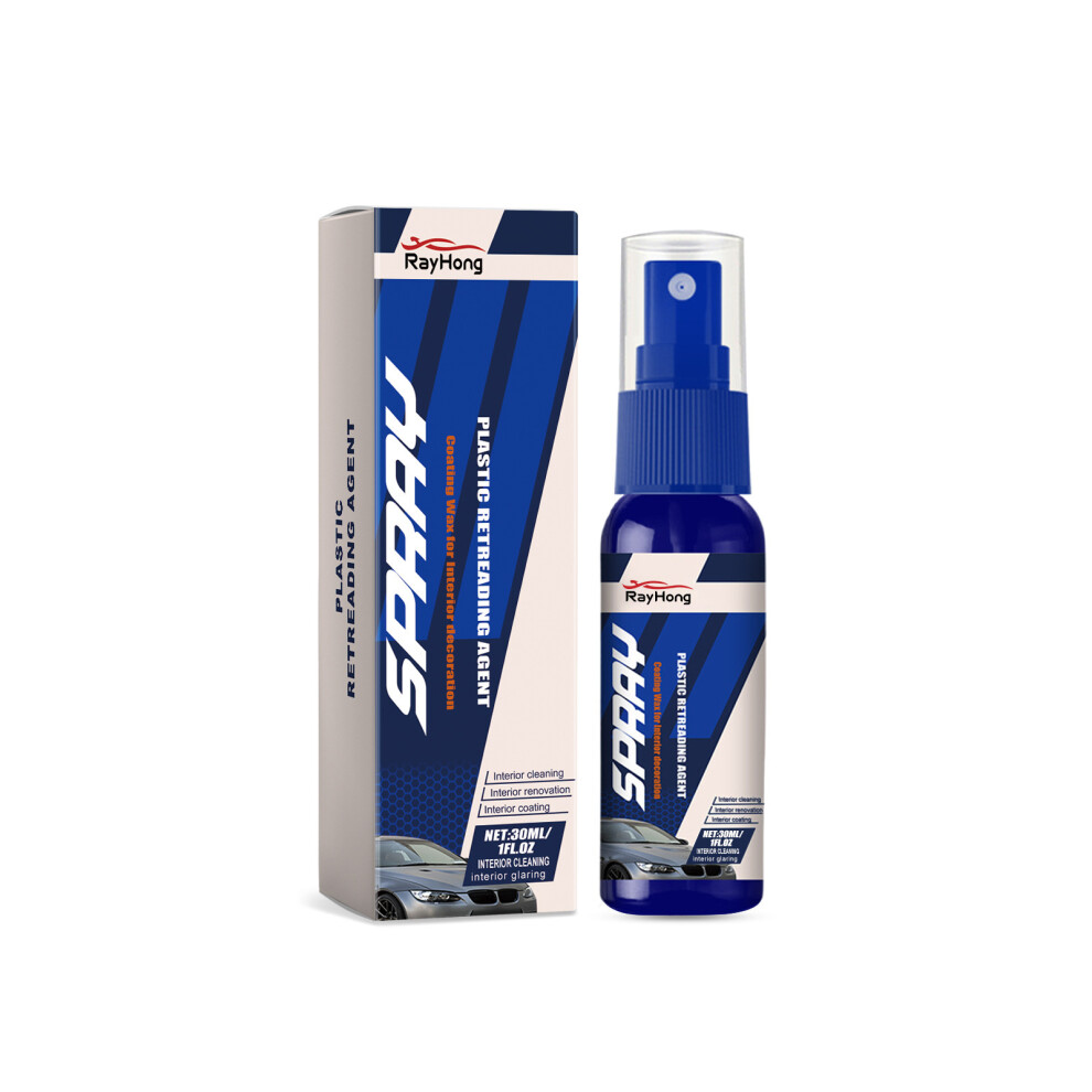 (30Ml) Automotive Plastic Refurbishment, Cleaning, Refurbishment, Decontamination, Interior Coating, Protective Surface Panel, Wax Rubber Renovation 6900054952154