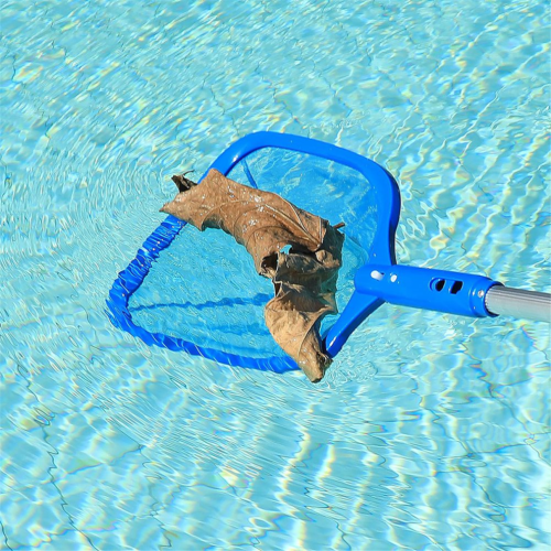 Pool Supply Swimming Pool Leaf Skimmer Net 4 Aluminiumstänger 2