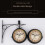 Creative Double Side Wall Clock Industrial Two Side Wall-White 7