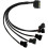 Breakoutboard met 17 poorten, 6-pins LED-display, voedingsmodule en serveradapter. 3