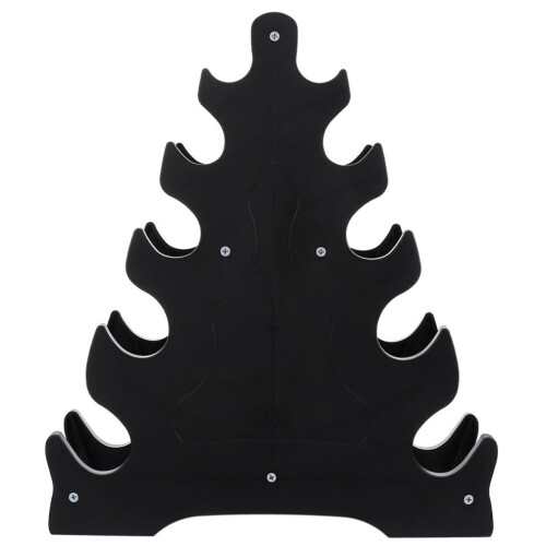 Soporte para mancuernas compacto con estructura en A