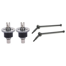2 stuks stalen universele aandrijfassen voor 144001 1/14 RC-auto