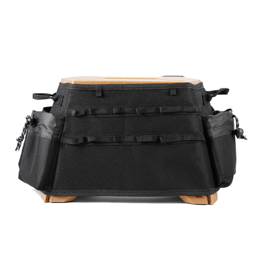 Klapphocker-Sitzbezug aus Oxford-Gewebe, schwarz