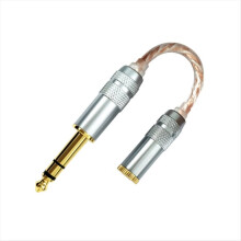 Audio-Adapterkabel 4,4 mm Buchse auf 6,35 mm Stecker auf Buchse
