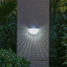Solar-LED-Leuchte für den Außenbereich, Hofwandleuchte, Landschaftsdekoration (b)